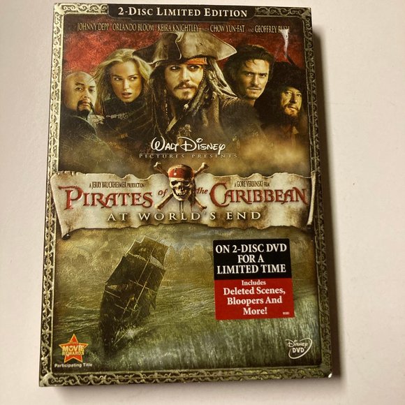 Pirates of the Caribbean: At World's End Two-Disc Limited Edition Slipjacket NIB - Picture 1 of 9